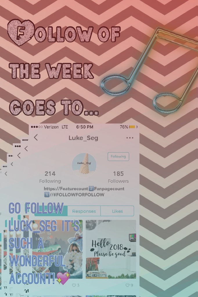 Follow of the week goes to... Luke_Seg