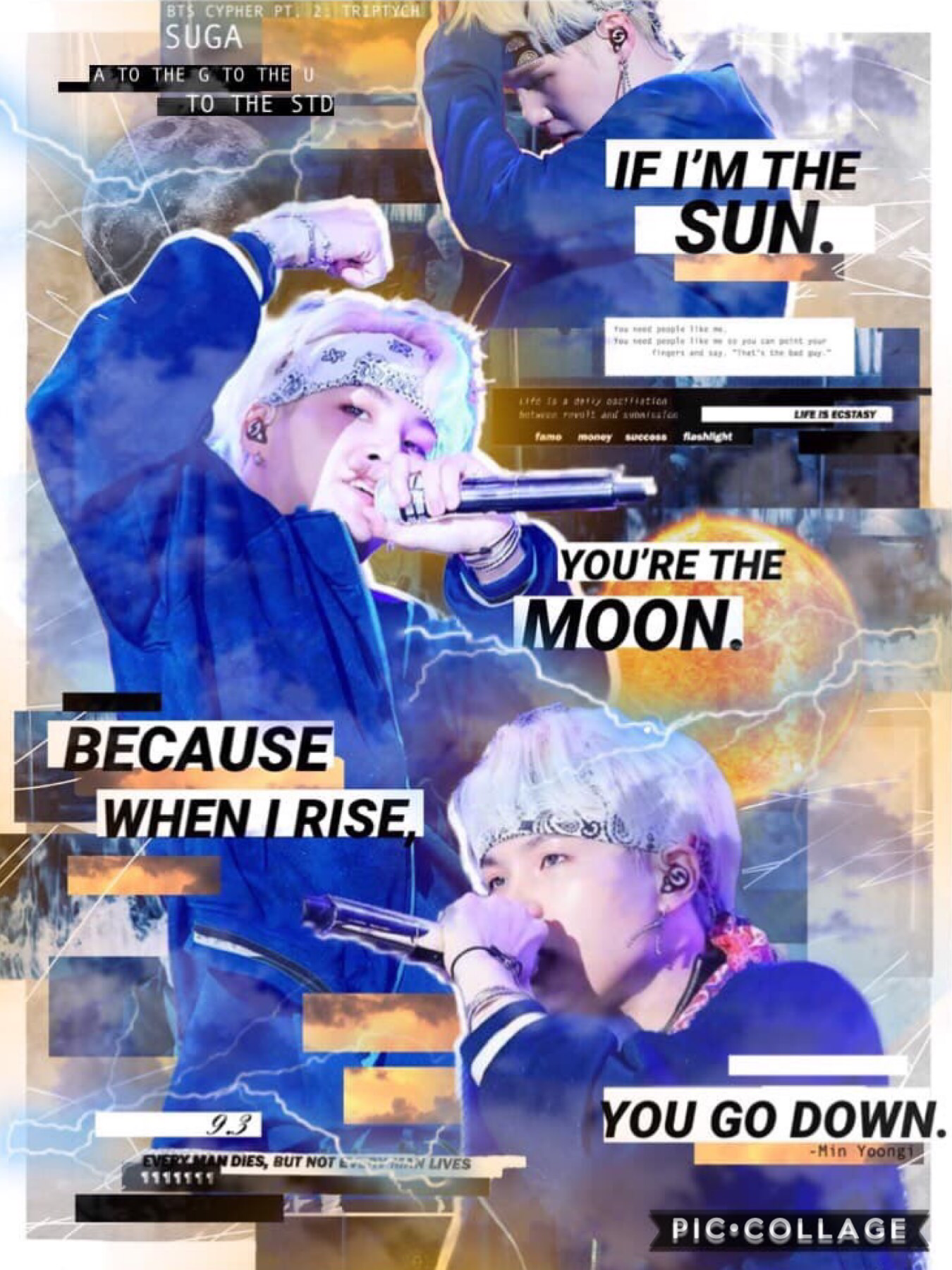 🎂[3.9.93] HAPPY BDAY YOONGIIIIIII!! With a fierce stance as a rapper, but a heart softer than a kitten, you have one of the most enchanting auras on stage that I can’t even begin to describe. Remember, we love you💫