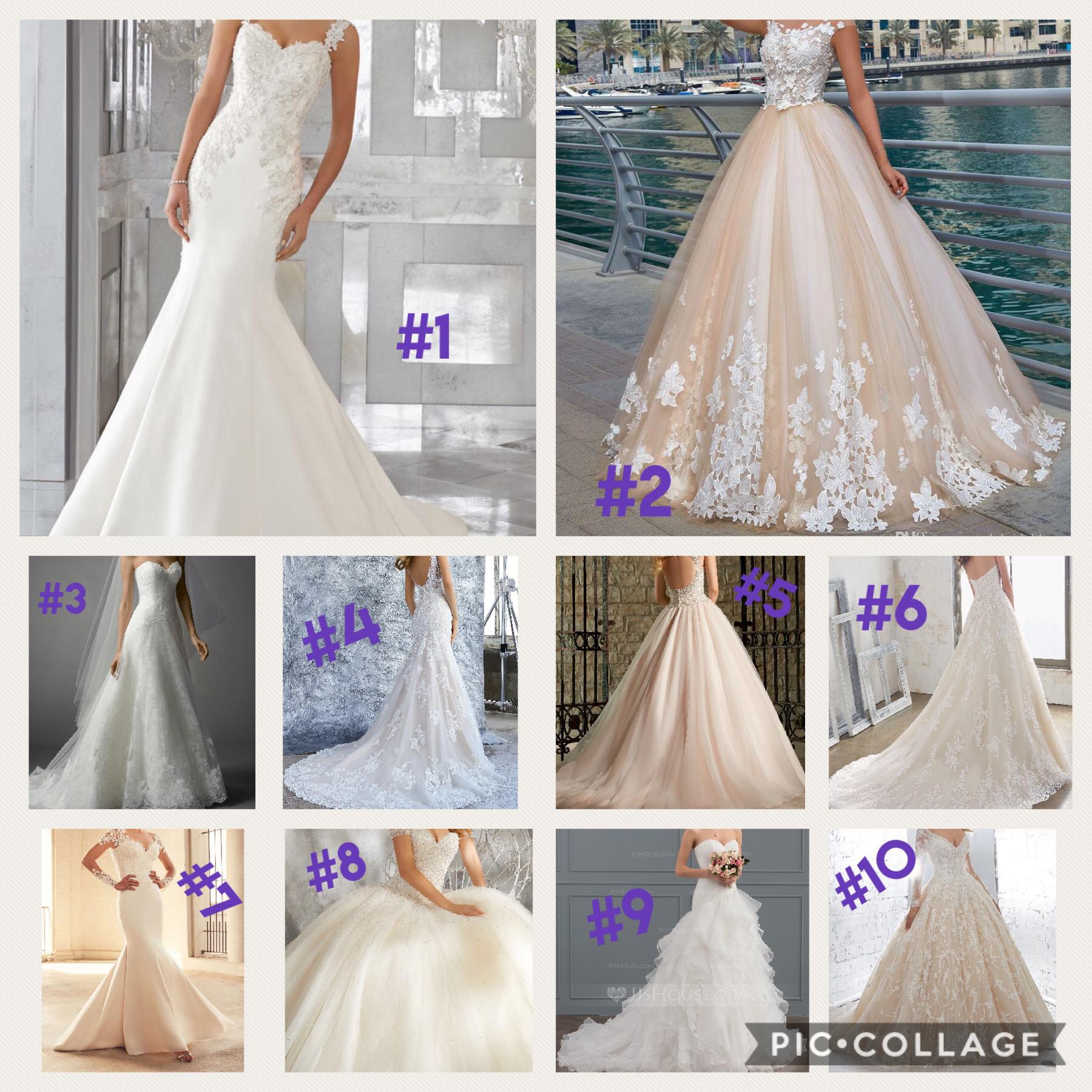 Which would you wear on your special day?