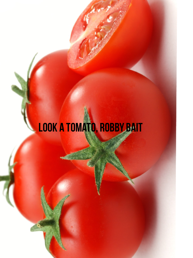 look a tomato, robby bait