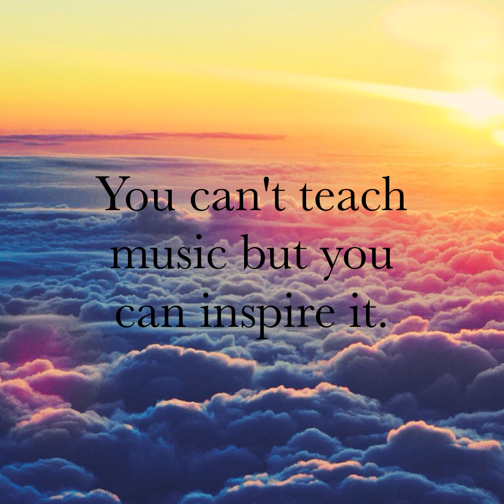 To inspire