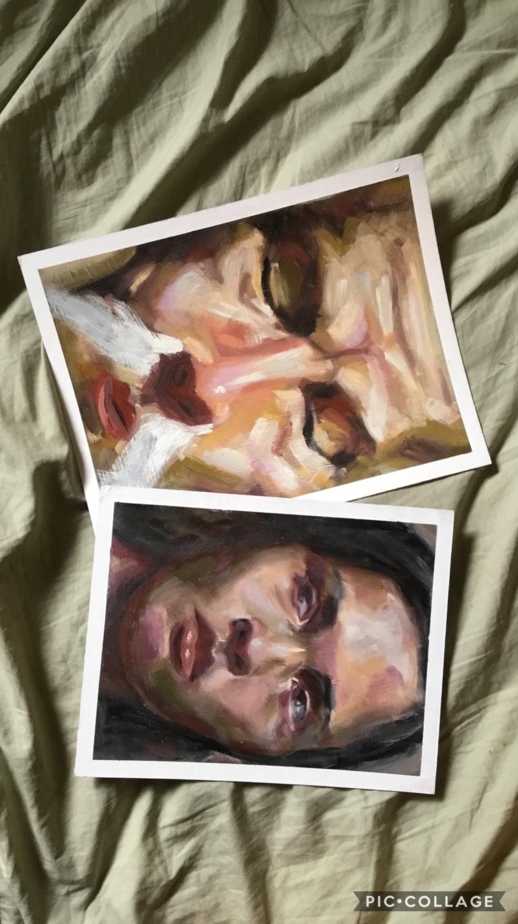 some oil studies. im really proud of these ngl