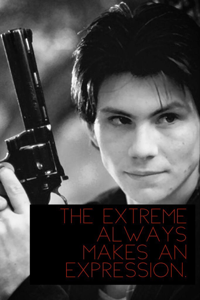 The extreme always makes and expression.