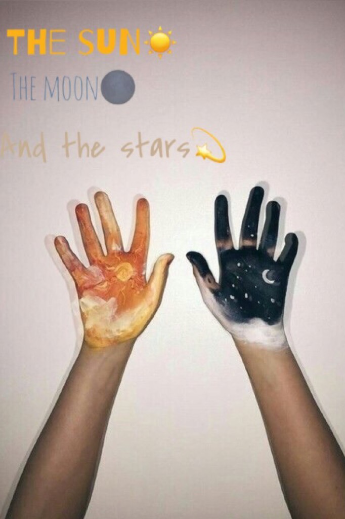 The sun , the moon and the stars