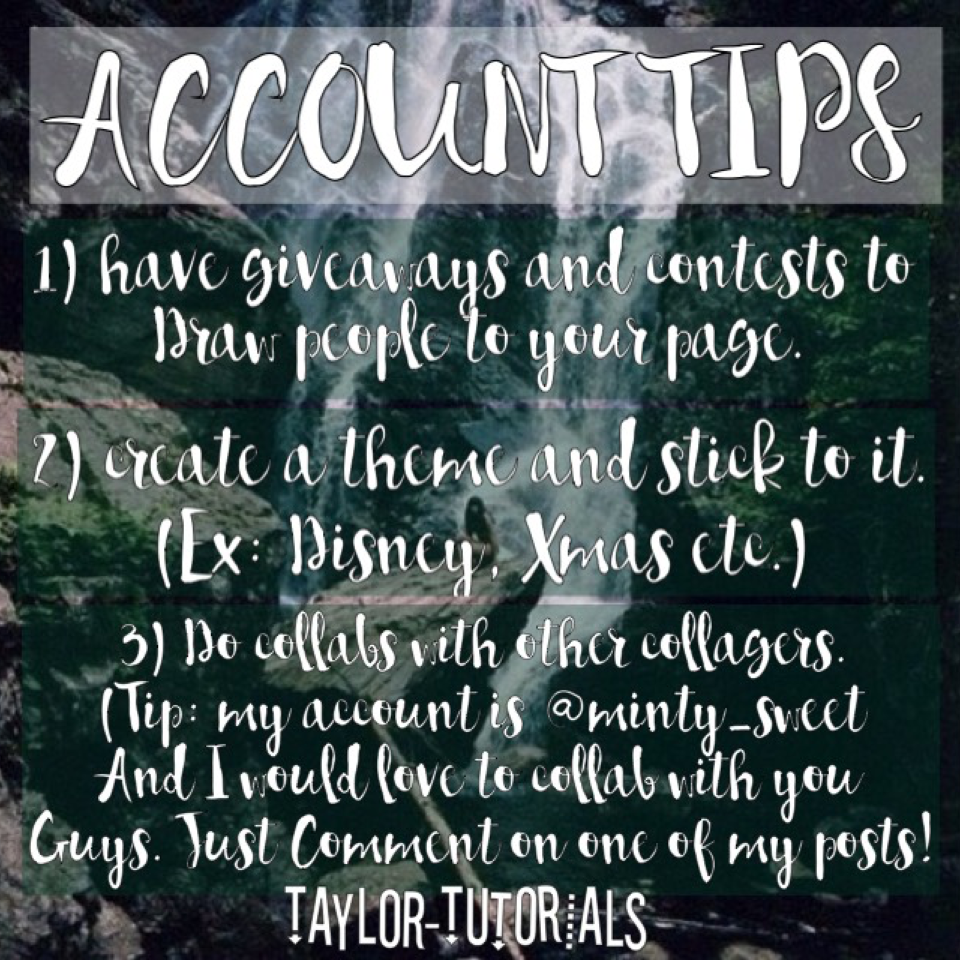 MORE ACCOUNT TIPS!
