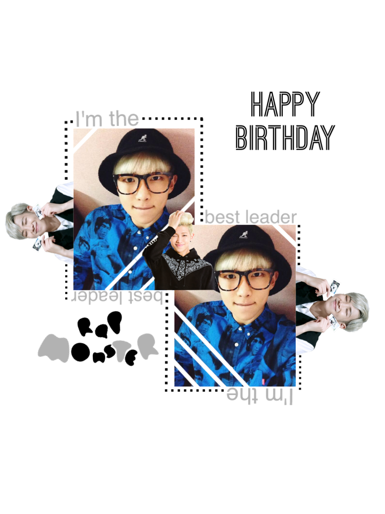 BTS -Rap Monster It's his birthday today! 12th September!