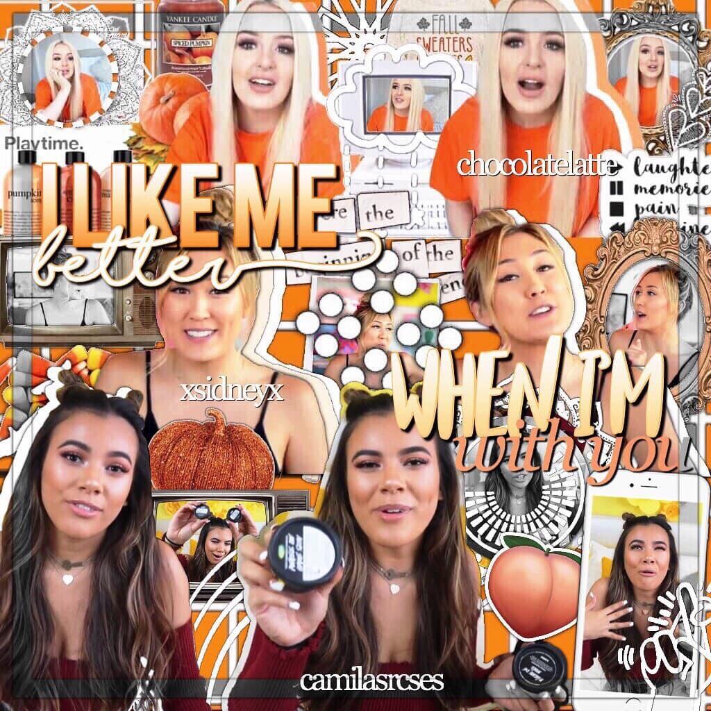 Three way collab with xsidneyx and camiliarcses!!🎃💛  HAPPY FALL 😊