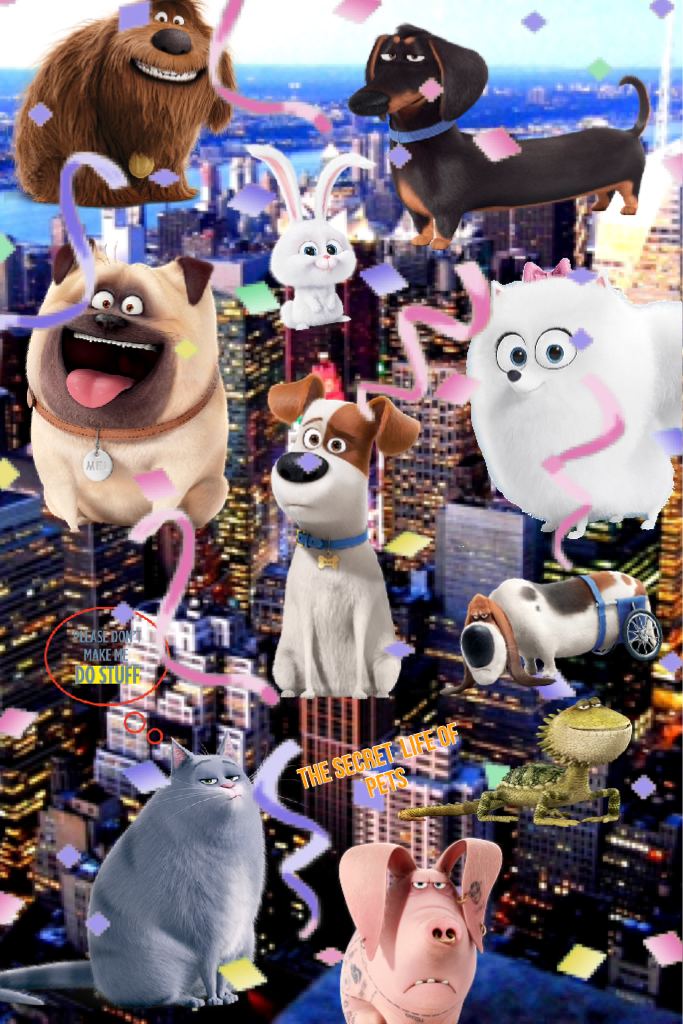 The secret  life of pets collage by mal46