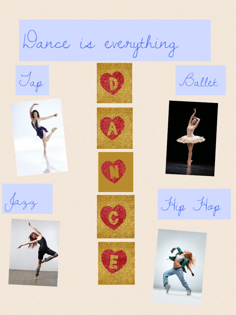 My crazy dance collage