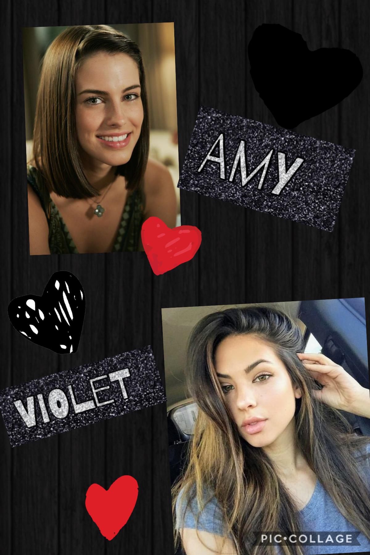 My bffs Amy and Violet