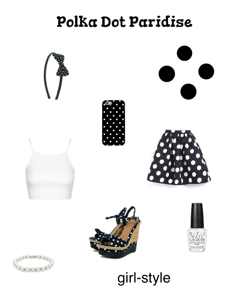 Polka Dot Paradise Inspired Outfit 