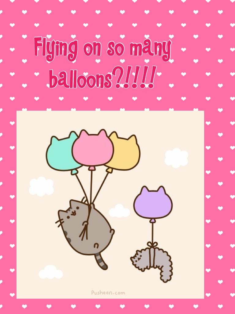 Flying on so many balloons?!!!!