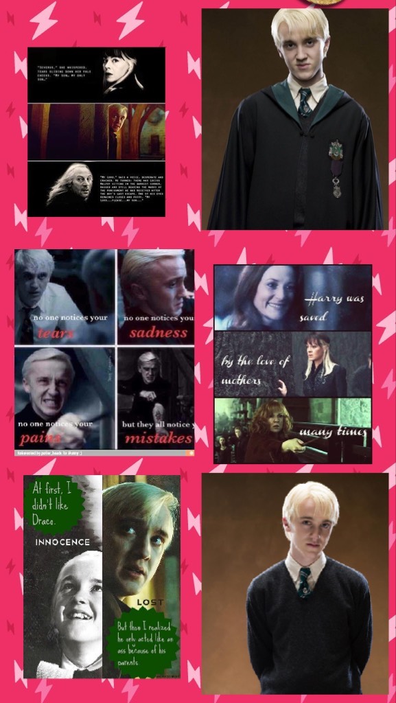 People ask me why Draco Malfoy your favorite character this the reason look it up he misunderstood aren't we all 