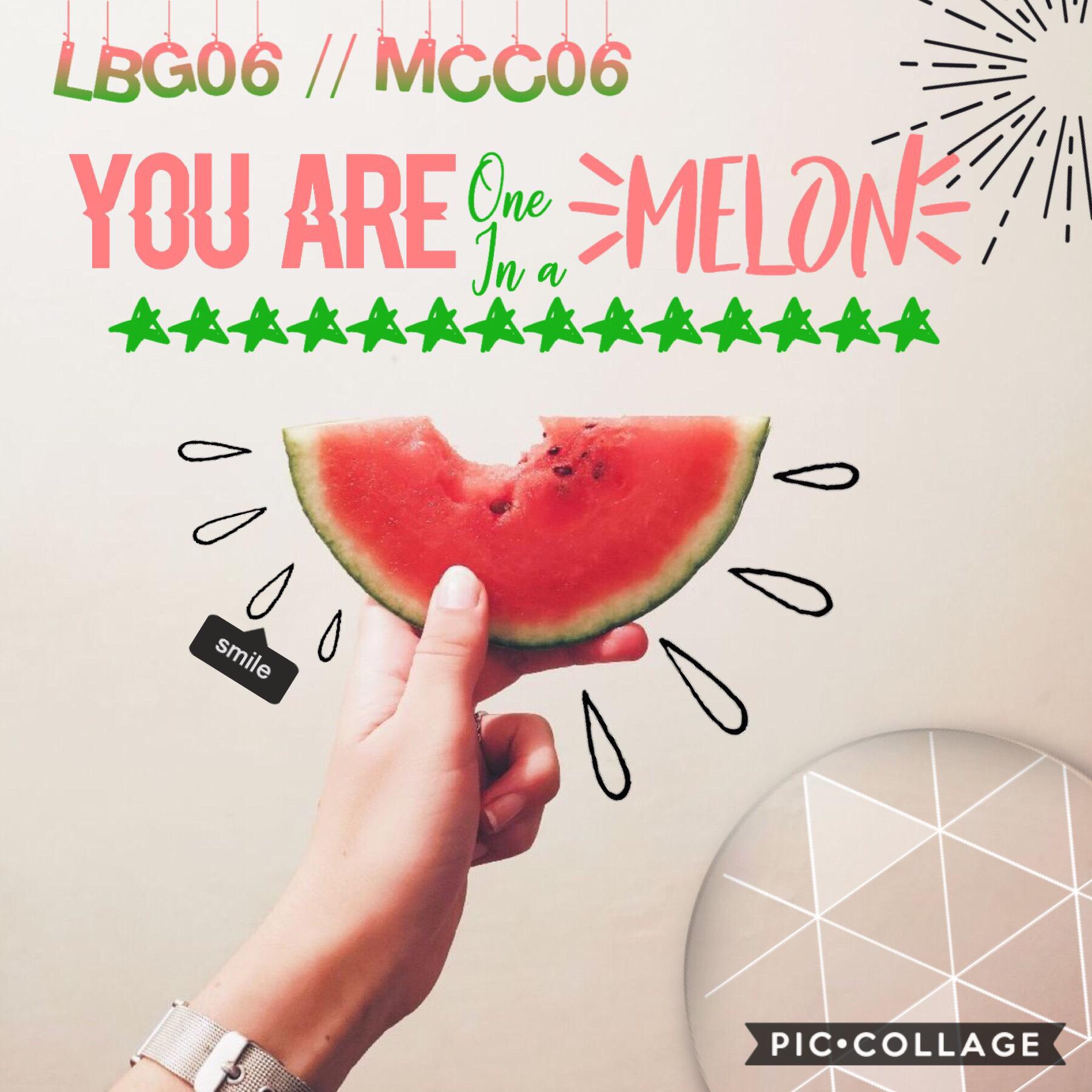 🍉tap🍉
Collab with the best MCC06! Sry I’m doing so many collabs with her. She just started pc again and I’m helping her out a bit.❤️

QOTD: 🍉or🍎
AOTD: 🍉🍉🍉

Xoxooxo❤️