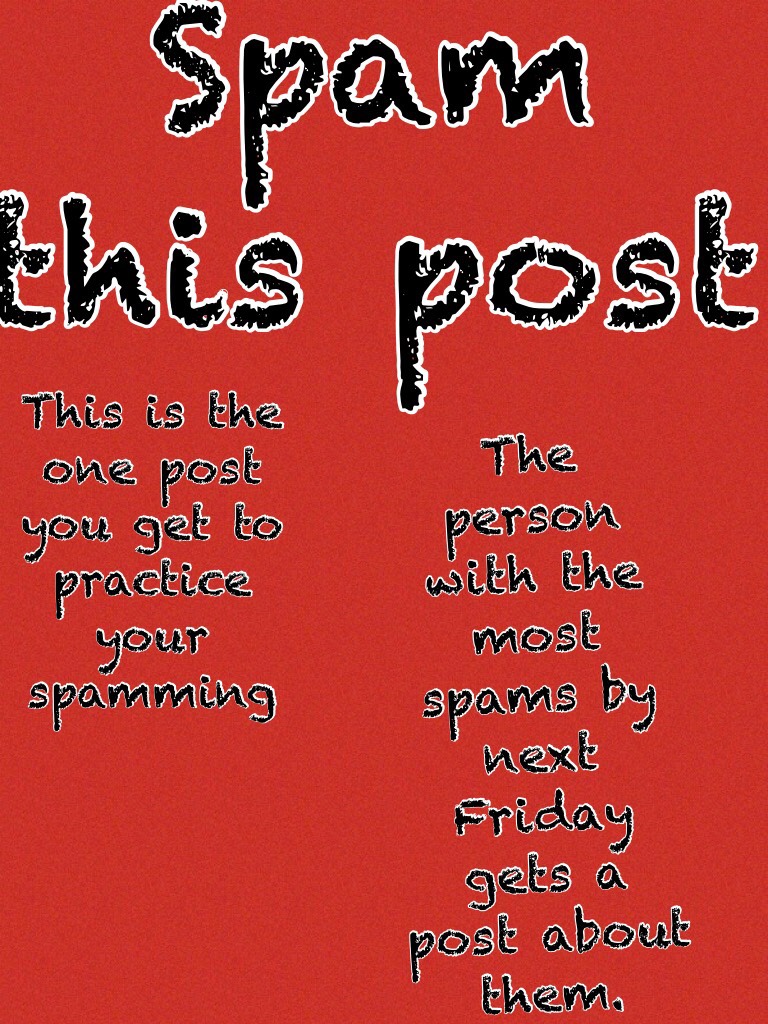 Spam this post