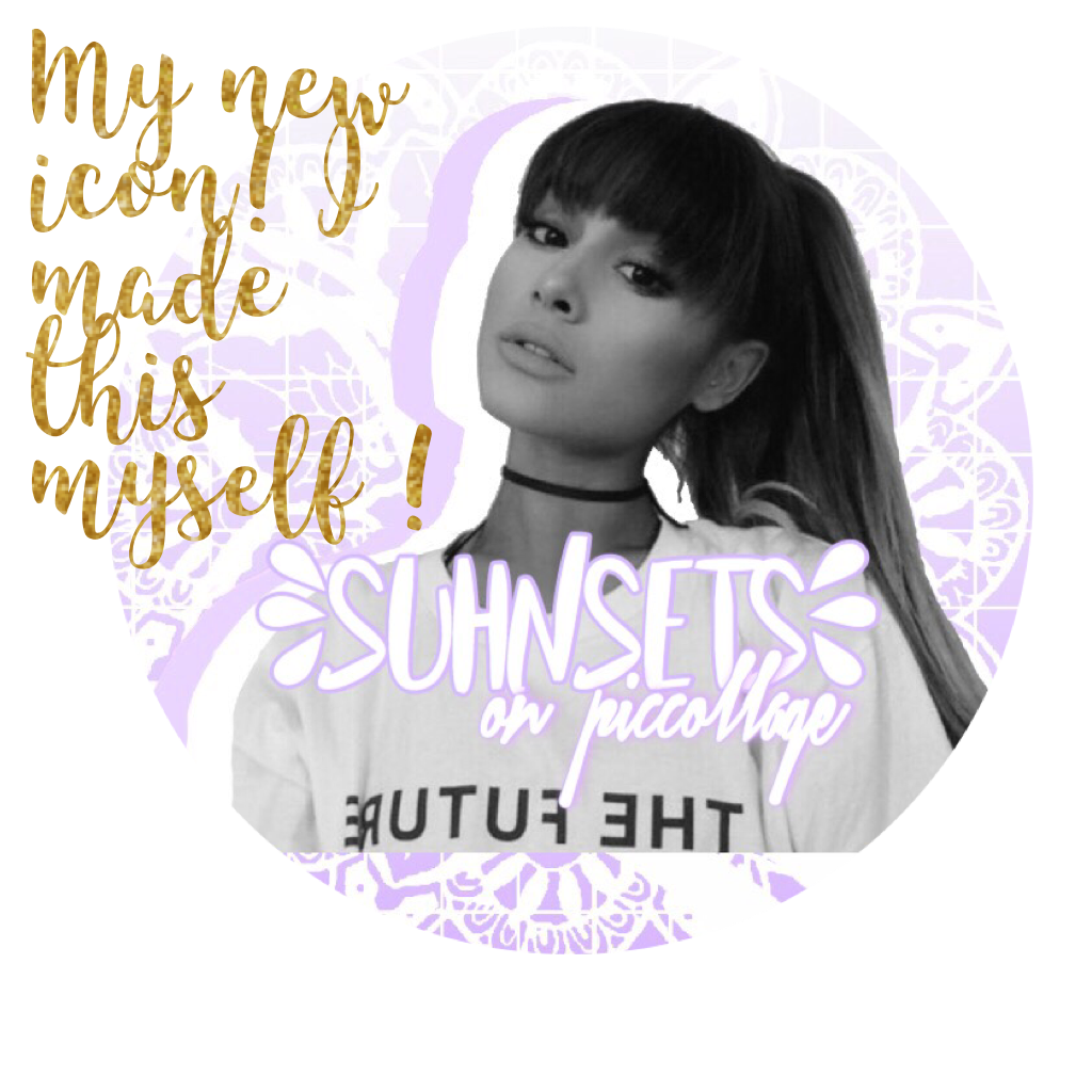 My new icon! I made this myself🙌🏻💕😘