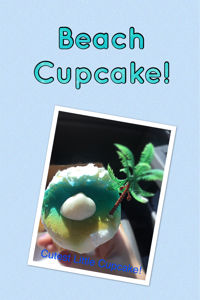 Beach Cupcake!🏝