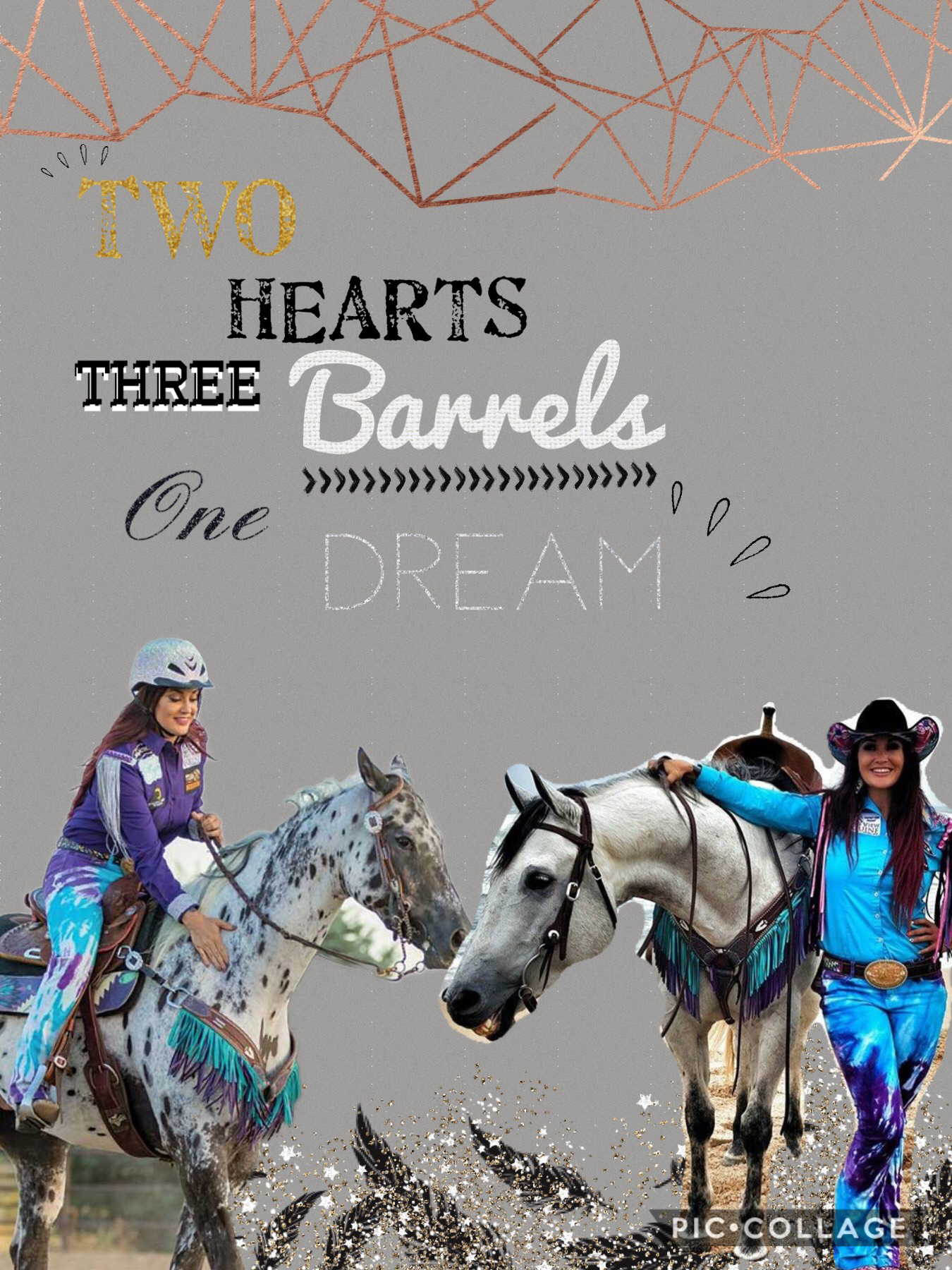 Three barrels…two hearts…One Dream 💕
