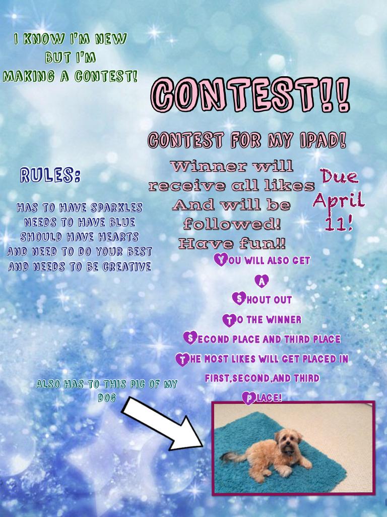 CONTEST!!
Hope you guys have fun doing this and I will also follow everyone who participate in this contest.
