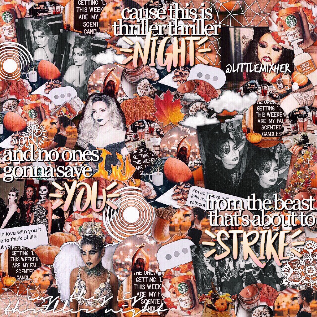 this is an old halloween edit I made for a games entry 🍂💗so excuse me if it's horrible 😂😂anyone wanna collab little mix? 🌸🌷💦