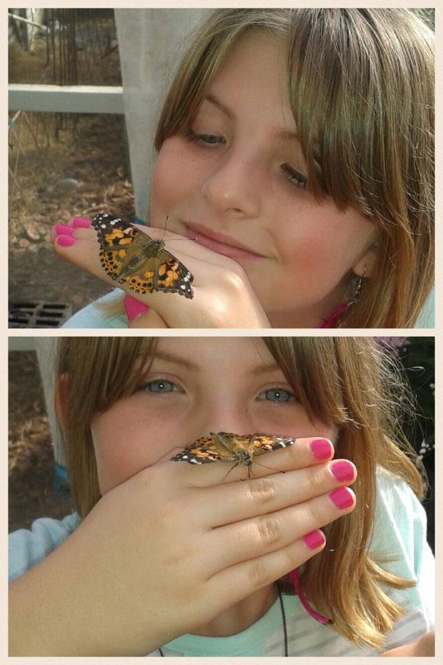 :) holding butterfly's!!!!