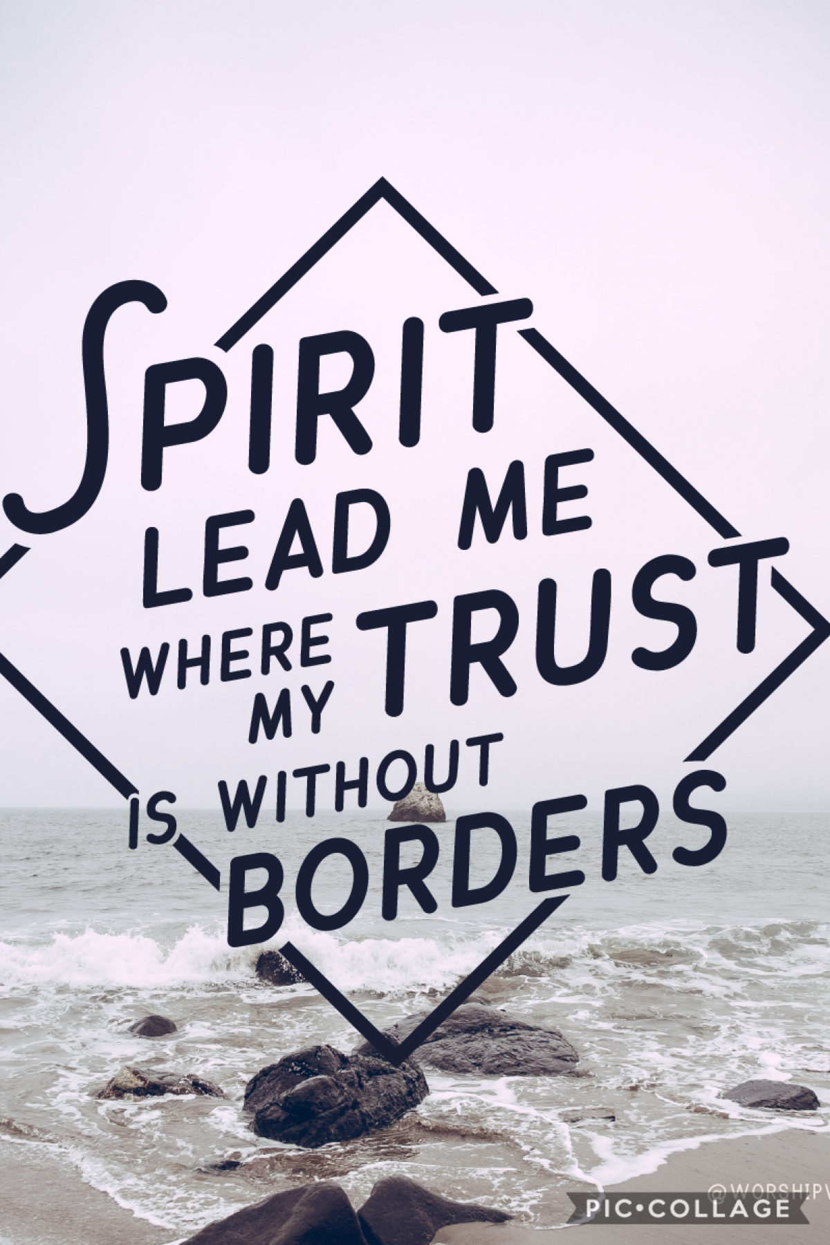 This is from the song Oceans by HillSong United. God will lead you to greater things. The holy spiritual will keep you, but you have to have trust and faith to get you further beyond the borders 🌊  🌊 🌊 🌊 🌊