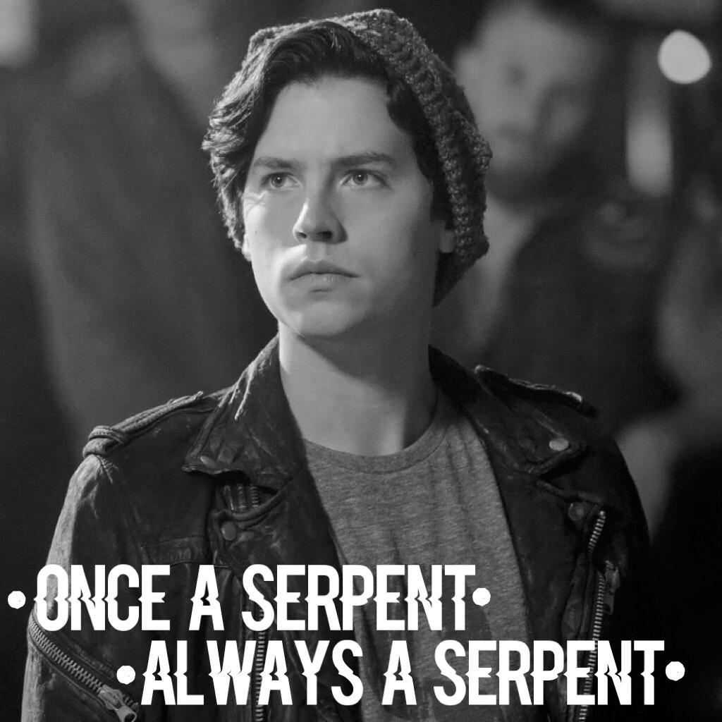 Tap🐍💚

Sry that we have not posted in a while!! 

Do you like jughead as a serpent🐍?  I sorta do. 

Bye💚