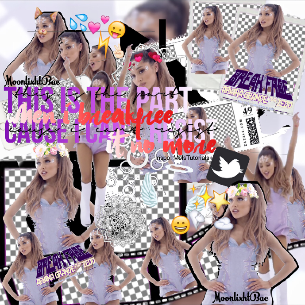 Ok so this is actually my FIRST COLLAGE!!! I've had this account for a month looking at what lots of people like and me!!! BIG CREDIT TO: MolsTutorials for ALL the templates xxx💕✨