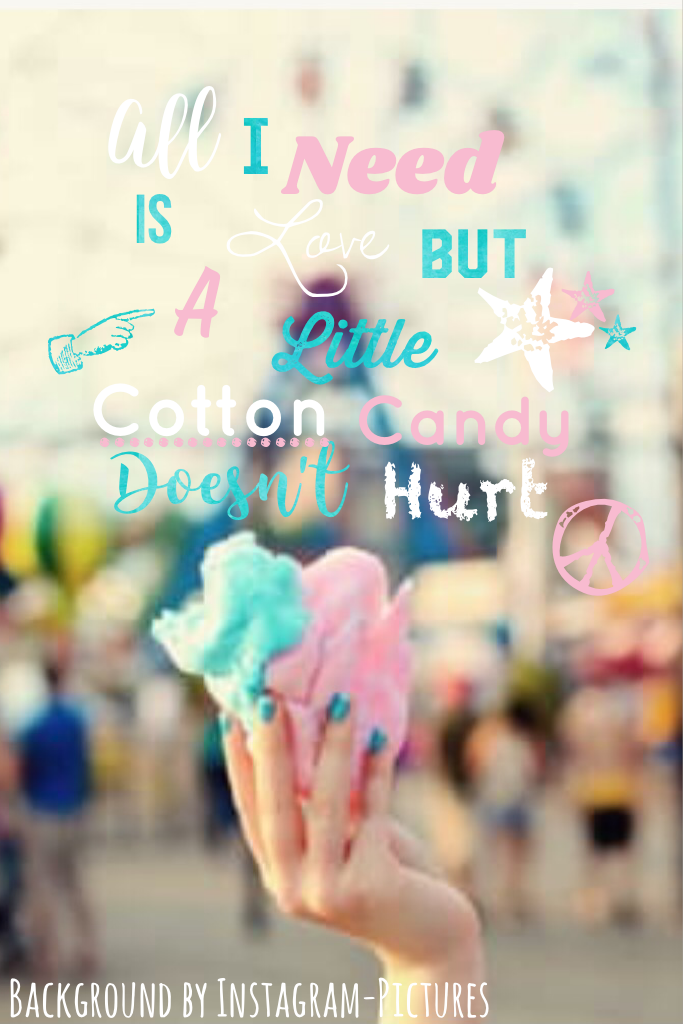 I LOVE COTTON CANDY 🍭 