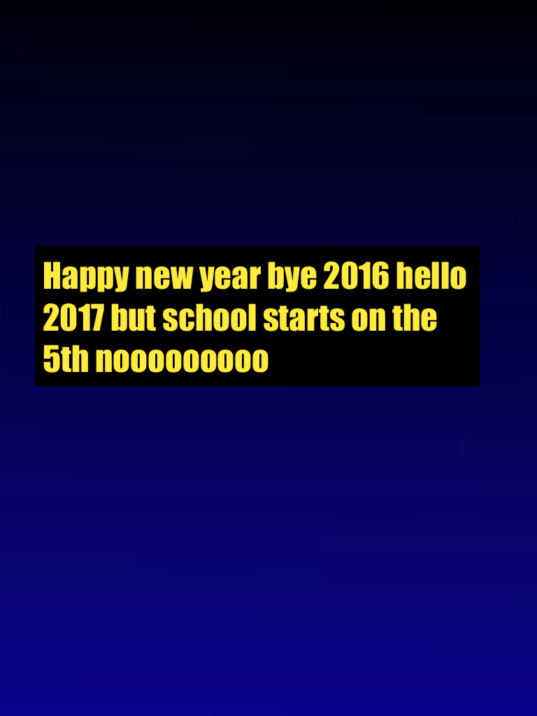 Haven posted but hope you have an ok year 