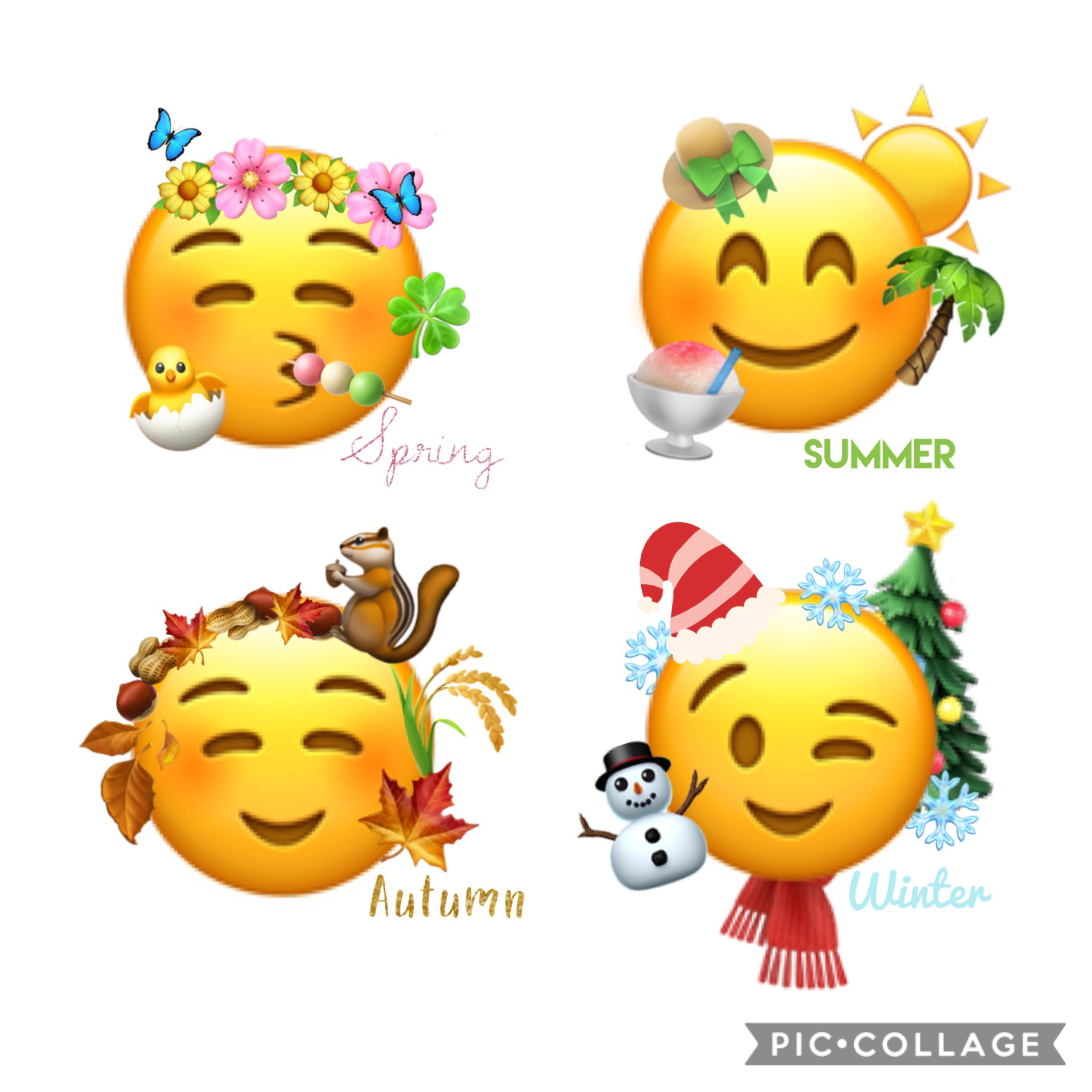 The new emojis I made 🙂😛I was just bored 😑 which one do you like the most?👍