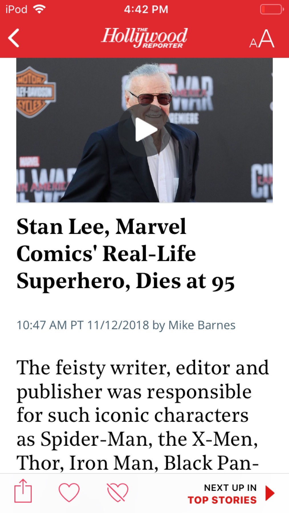 😭🙏🏼💓
//ashand93 
Rest In Peace one of the most inspiring people that ever walked this earth.. he was the definition of a real life superhero 🦸‍♂️ ✨🙏🏼