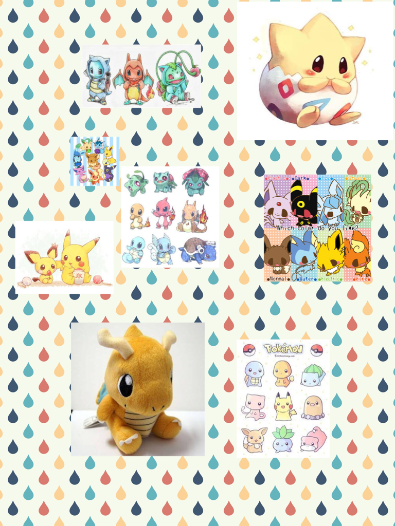 This is all the Pokemon I love get this to 6 like and I will post a challenge