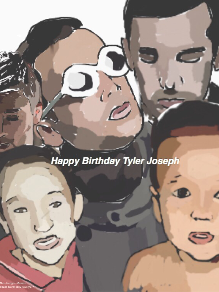 Happy birthday Tyler!!! ....🎈🎁🎉
This took me forever i I don't even like the way it turned out. Oh well😂