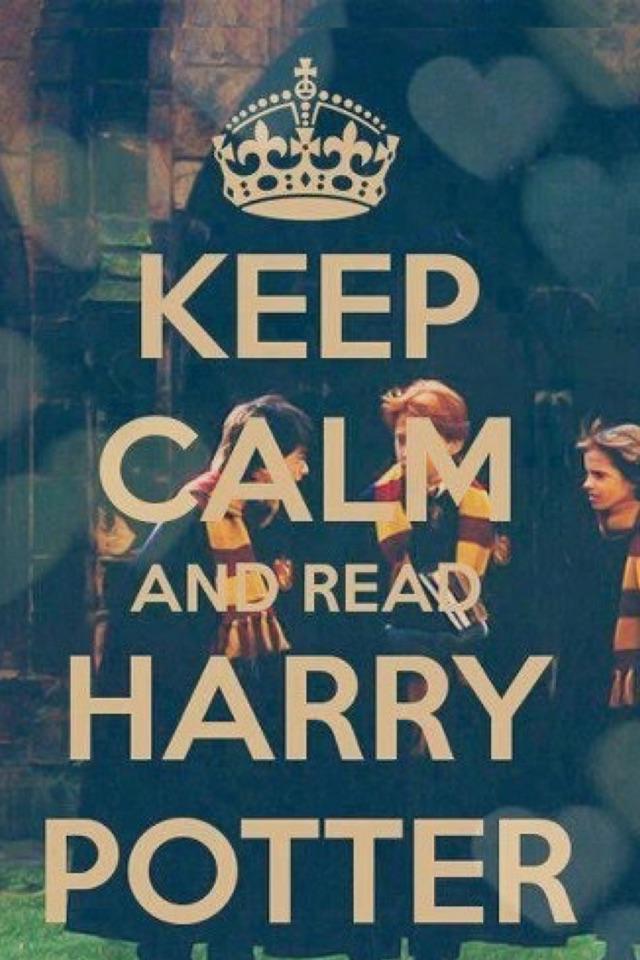 keep calm and read Harry Potter