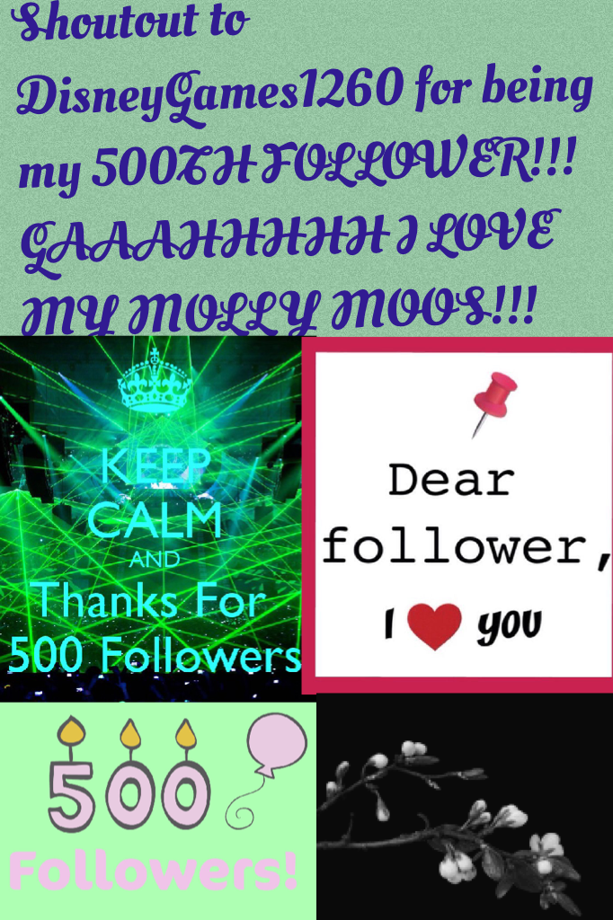 Yay 500 followers!! This is so exciting!!