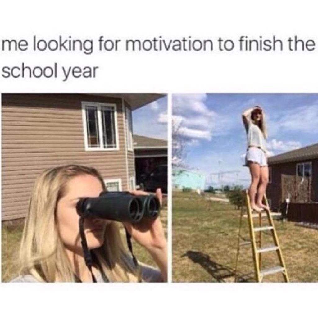Qotd: do you guys have any motivation to finish school this year cause I can't find any 😐😩