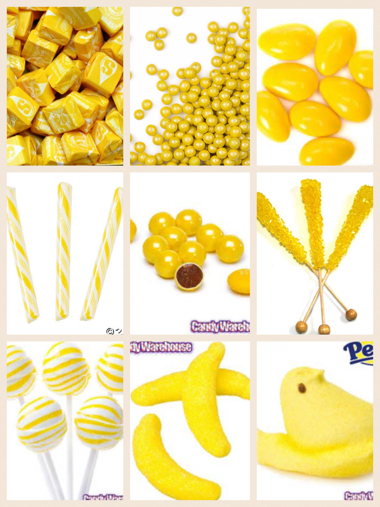 Yellow candy