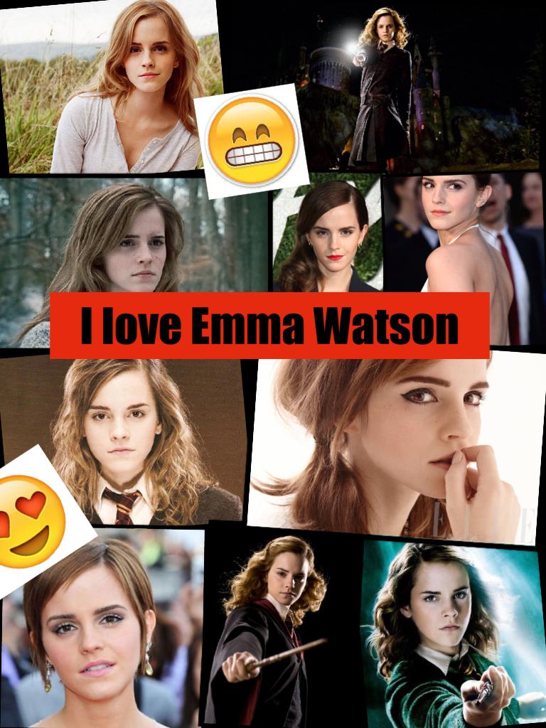 I love Emma Watson isn't she the coolest