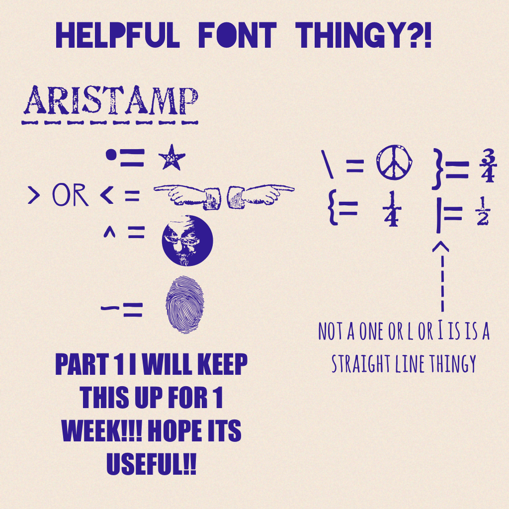 Hope it helped!! ARISTAMP is really cool