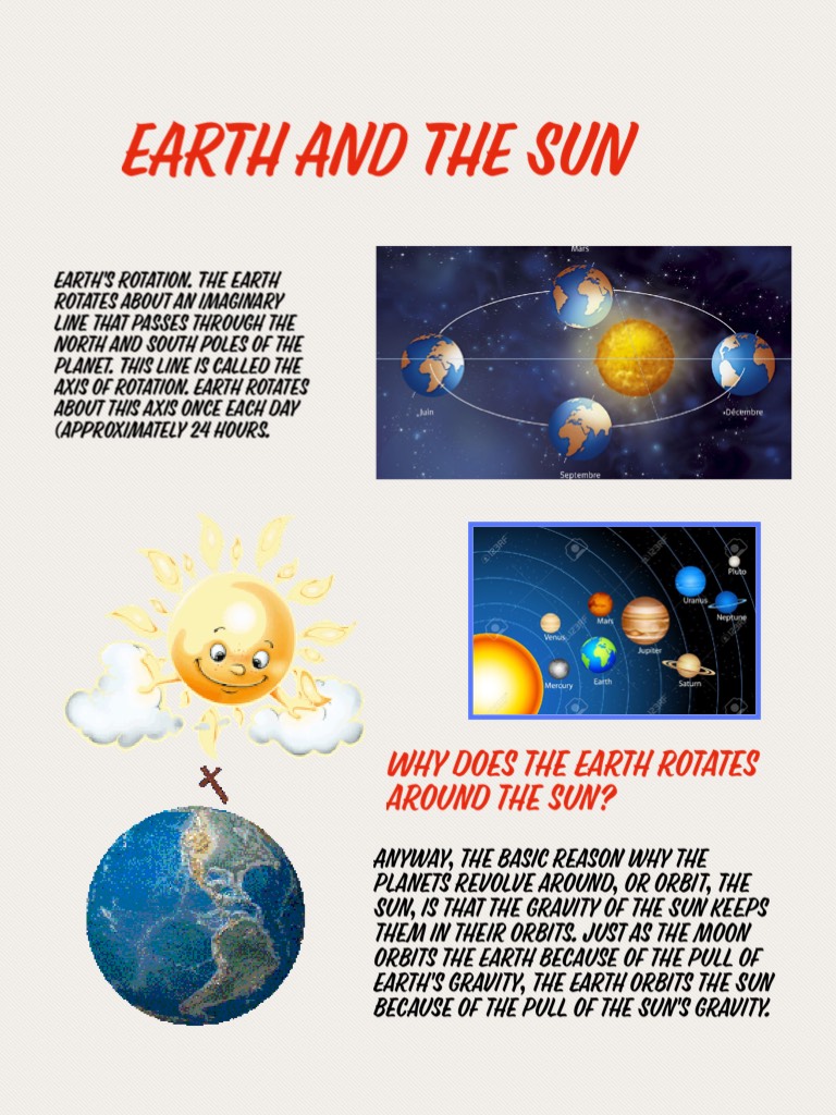 EARTH AND THE SUN