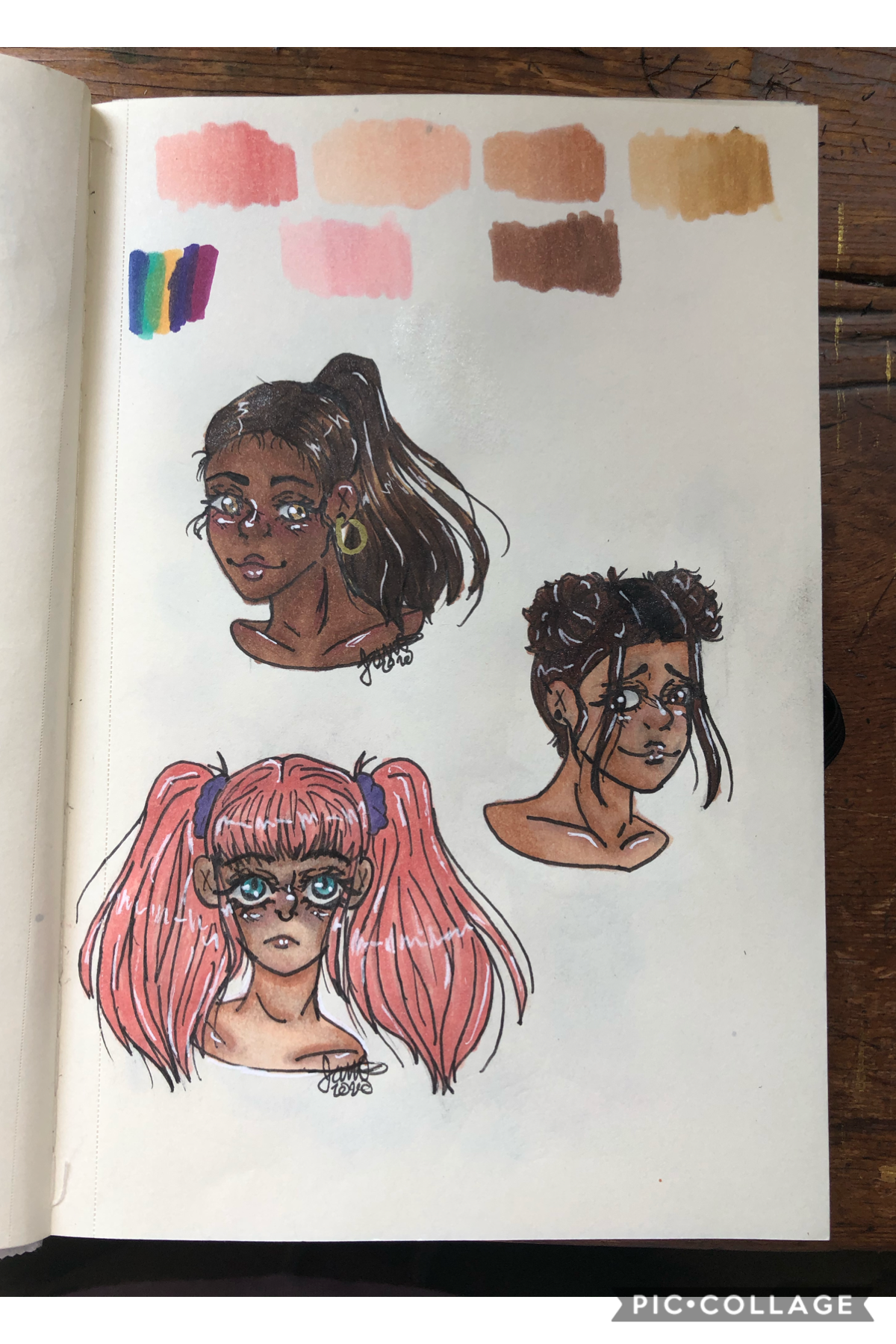 So I got a set of triblend spectrum noir Markers for my bday and decided to test them out with this. They blend really well and are a good substitute for copics. 9.5/10