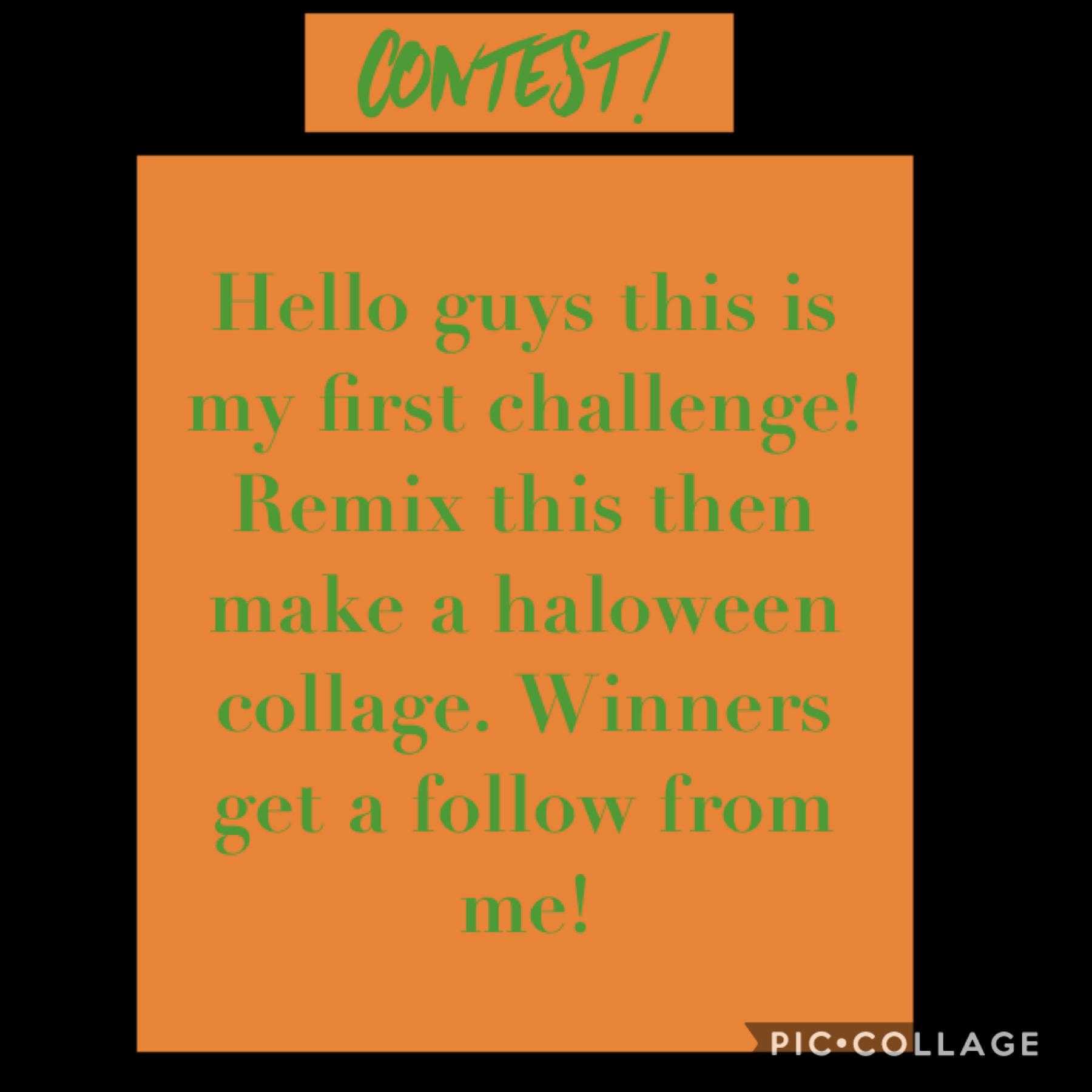 First contest!