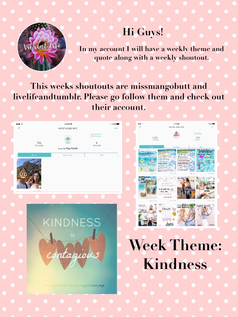 Week Theme: Kindness