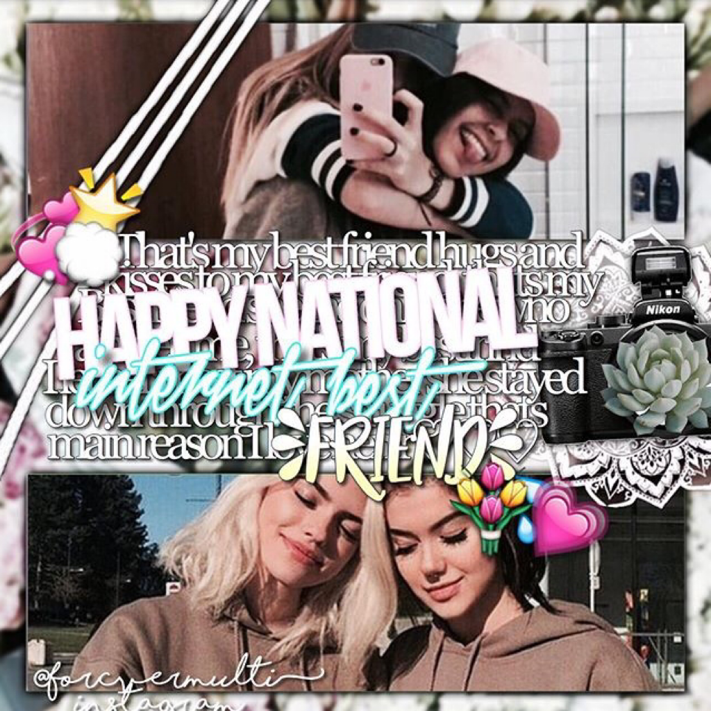 💗AYEEEEE💗
💐so this is a day late😂(that explains a lot about meh life😂👌)
🙊my pure Internet bestfrans that have been there through everythingggg
💦@Cooperfun11 @sunsetmulti @vanillabethers @forcver 💘
🙃LOTSSSS OF LOVE TO YOUU🌟
💭and last but not least is you g