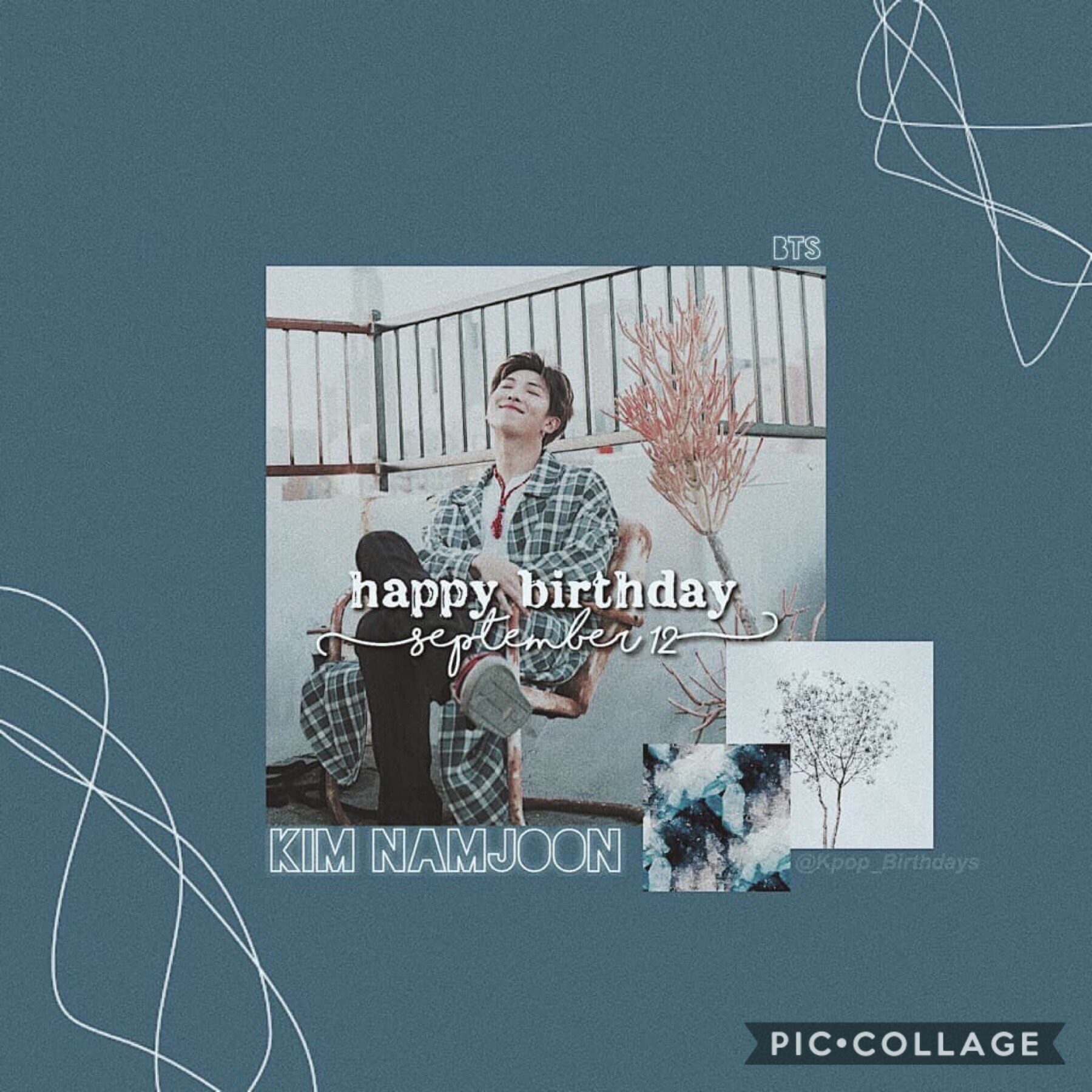 •Kim Namjoon•
Happy birthday to an amazing leader dealing with 6 crackheads🥰
*its currently 12AM rn (Whoop)*
🍃🌴🍃🌴Drea🌴🍃🌴🍃