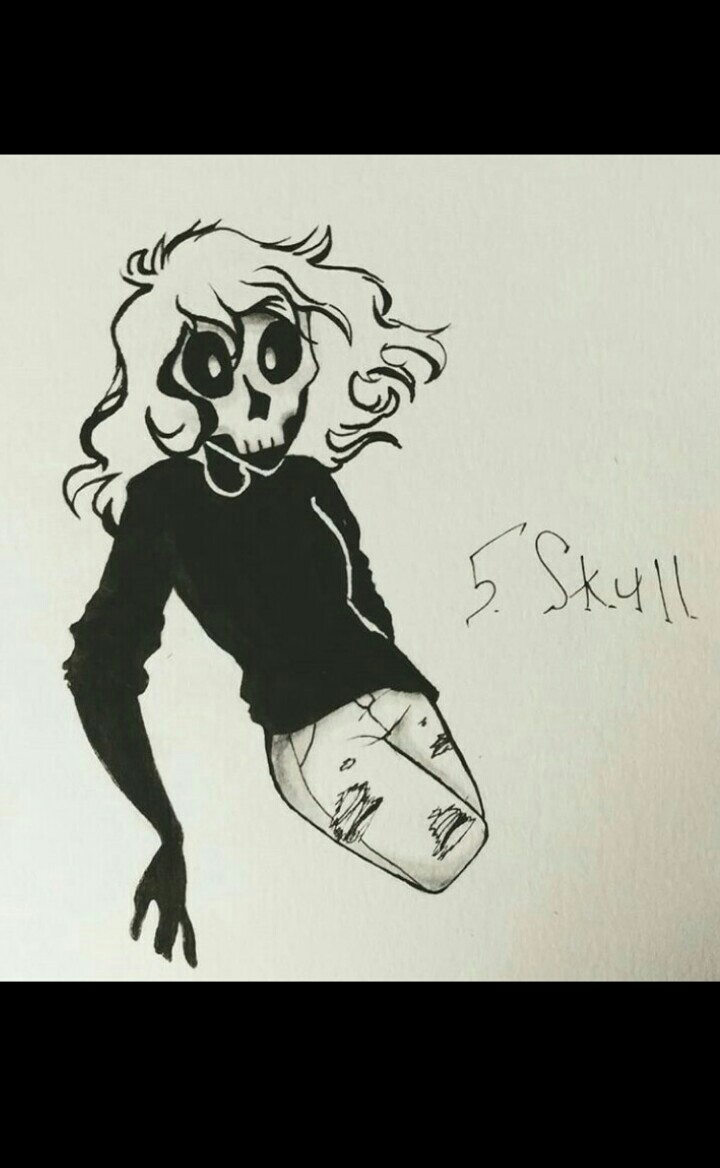 Inktober Day 5: Skull