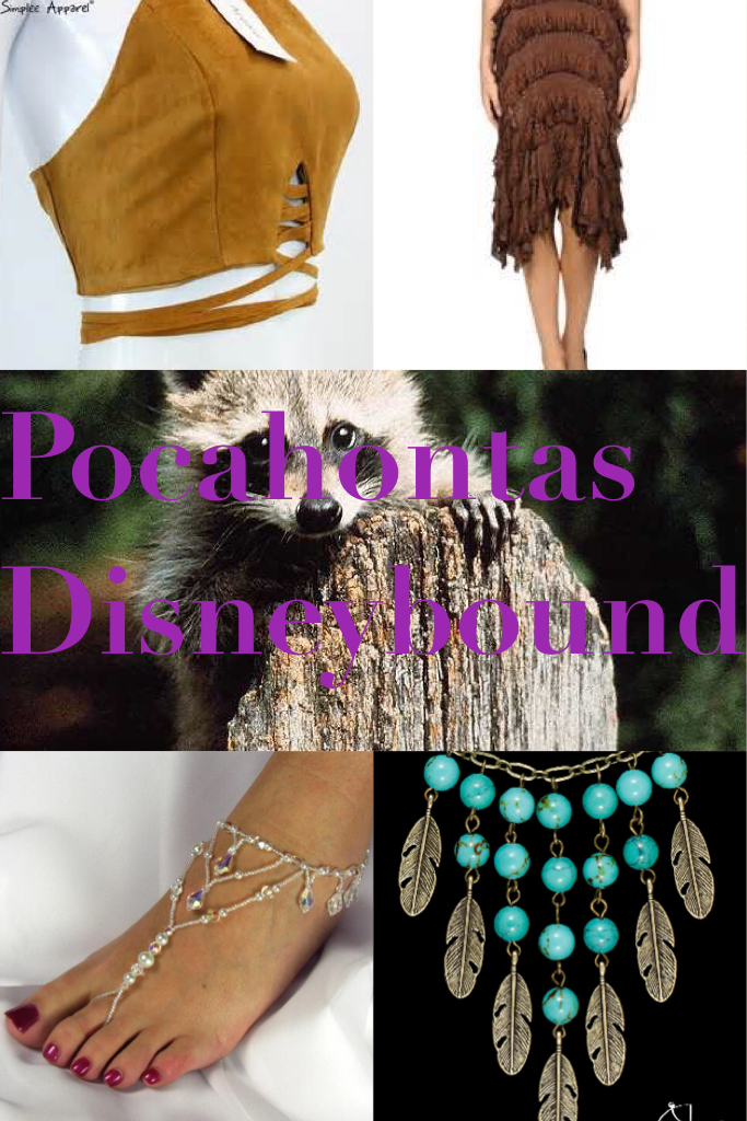 Pocahontas Disneybound 