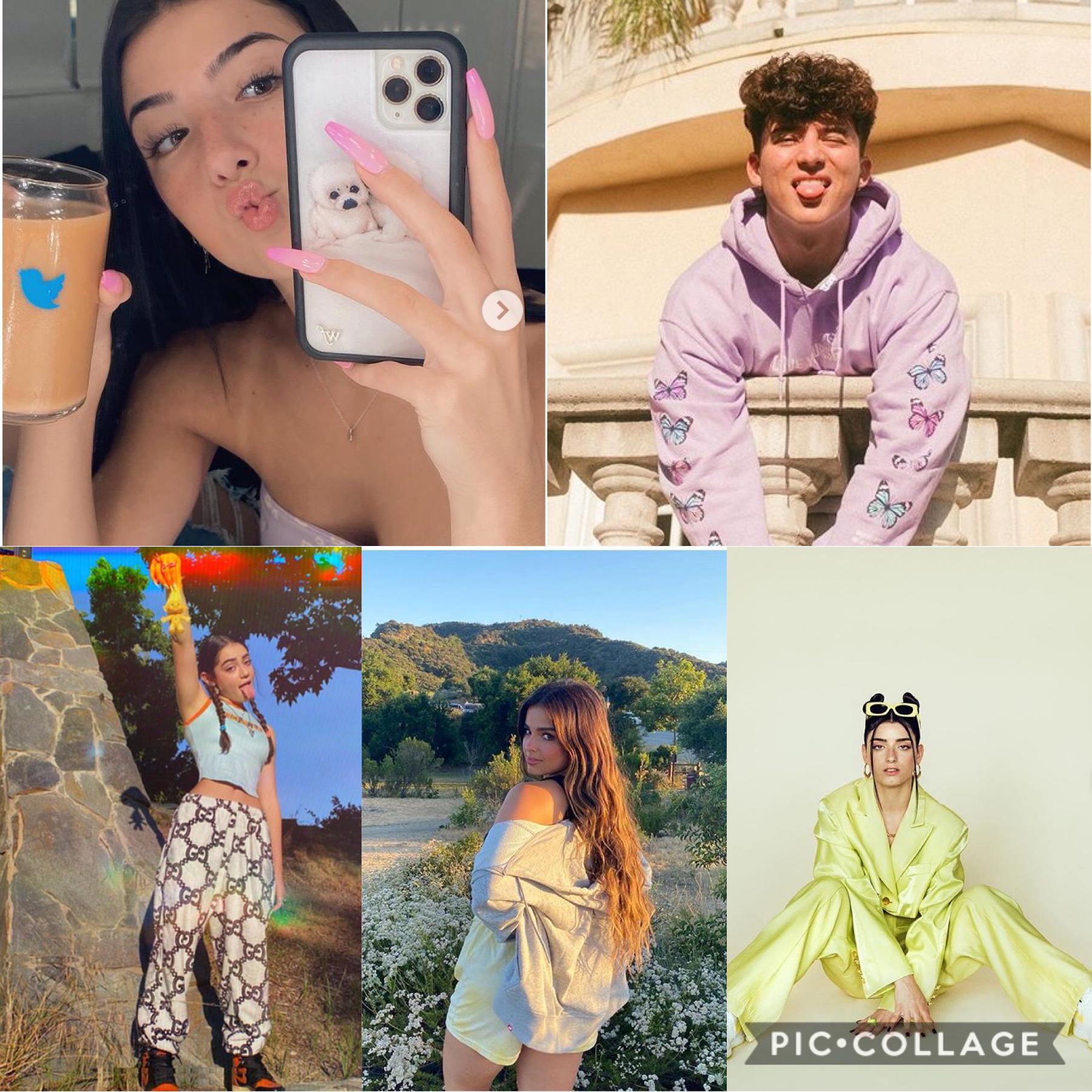 My favorite tiktokers! Like if you agree!💕😚