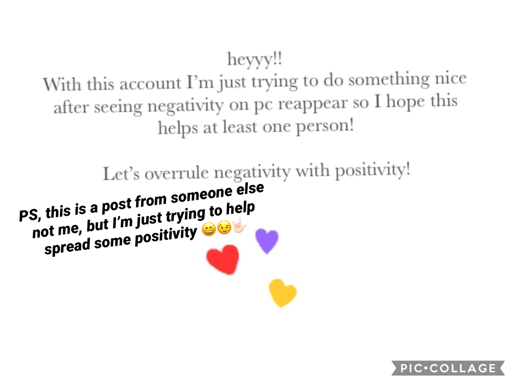 Just tryna help spread some positivity 😁😄😉😋🤟🏻